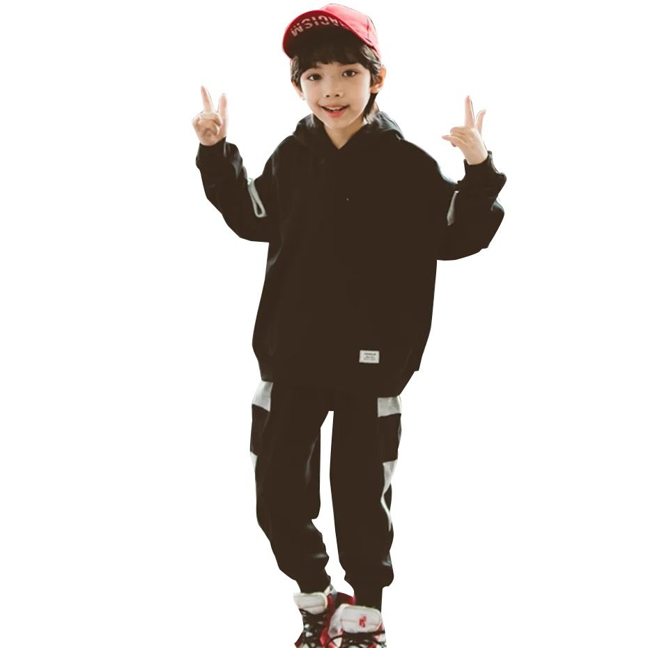 Комплект из 2 предметов для мальчиков толстовка с капюшоном и штаны в стиле