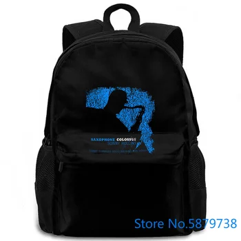 

Sonny Rollins Graphic Print Black Retro Jazz Music Artist 4-A-166 Brand women men backpack laptop travel school adult