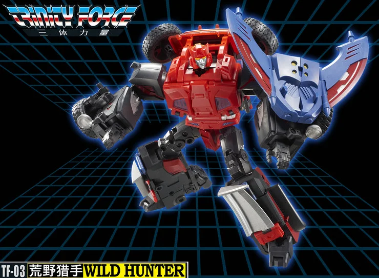 Новые игрушки преобразования TFC Toys Road Цезарь TF-01 TF-02 TF-03 рисунок