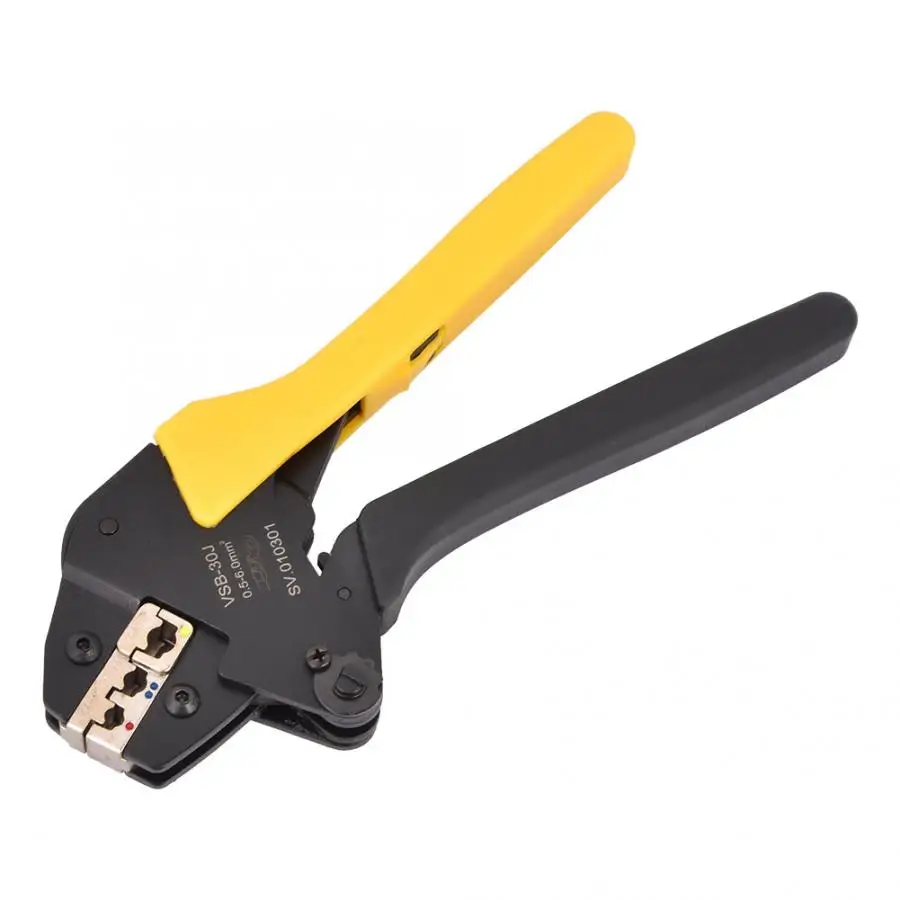 

Crimping Pliers Krimptang Ratchet Crimper Pliers 0.5-6mm2 20-10AWG Pre-insulated Terminal Crimping Hand Tools
