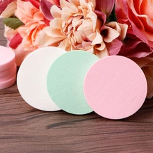 Прямая поставка и 20 шт. Мягкая очищающая губка натуральный уход за лицом пуховка для чистки лица Инструменты Oct.29