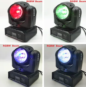 

8pcs 60W LED Moving Head Lights RGBW 4 in 1 Beam Light DMX512 Voice Control Disco DJ Party Ballroom Ambient Stage Light