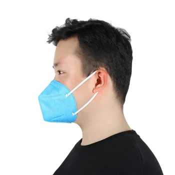 

10 pcs Solid Color Non-woven Fabric Disposable Mask 3D Dustproof And Breathable Safety Mask for Men Women