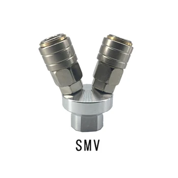 

1PCS Round/Straight Two-way Pneumatic Joint Quick-connect Joint SMY Air Pump Air Compressor Fitting 2/3/4 Way SML Straight Joint