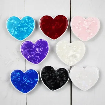 

50pcs heart Seashells texture epoxy glue mobile phone folding stretch air-bag bracket finger ring Phone Holder Balloon support
