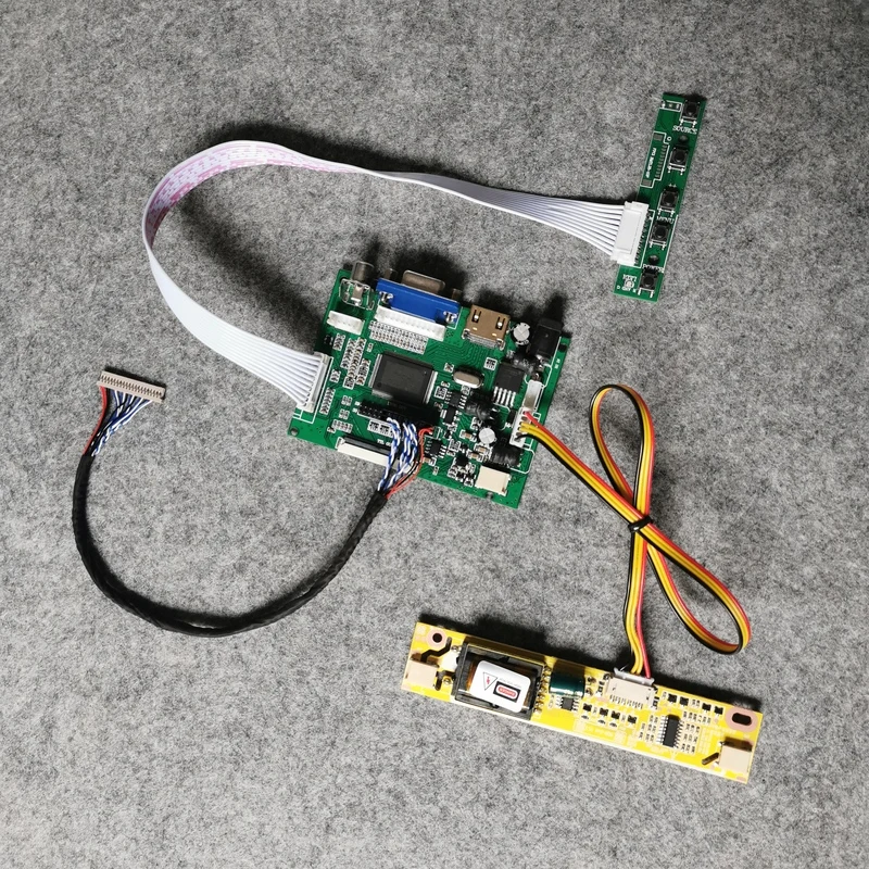 Scheda Controller Display Lcd Vga 2Av 2-Ccfl Kit Fai Da Te 1024*768 Lvds 20 Pin Per Matrice Claa150Xp01Pe/Claa150Xp01Q/Claa150Xg09
