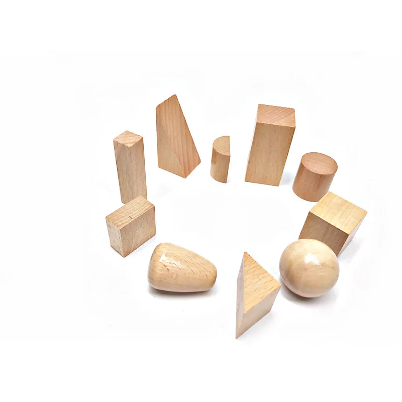 

Montessori's Teaching Aids Geometry Stereo Group shen mi dai Children Early Education Sensory Cognitive Toy Se029