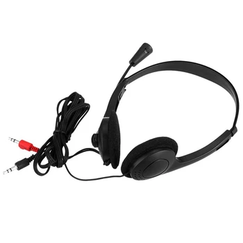 

NEW Stereo Noise Reduction Headset With Microphone Adjustable Headband Phone Headset For Call Center Office Customer Service