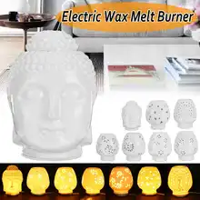 25 Вт Керамическая электрическая восковая плавильная горелка, Свеча масляная горелка, парфюмерный диффузор, ароматическая лампа, восковые гранулы, домашний декор