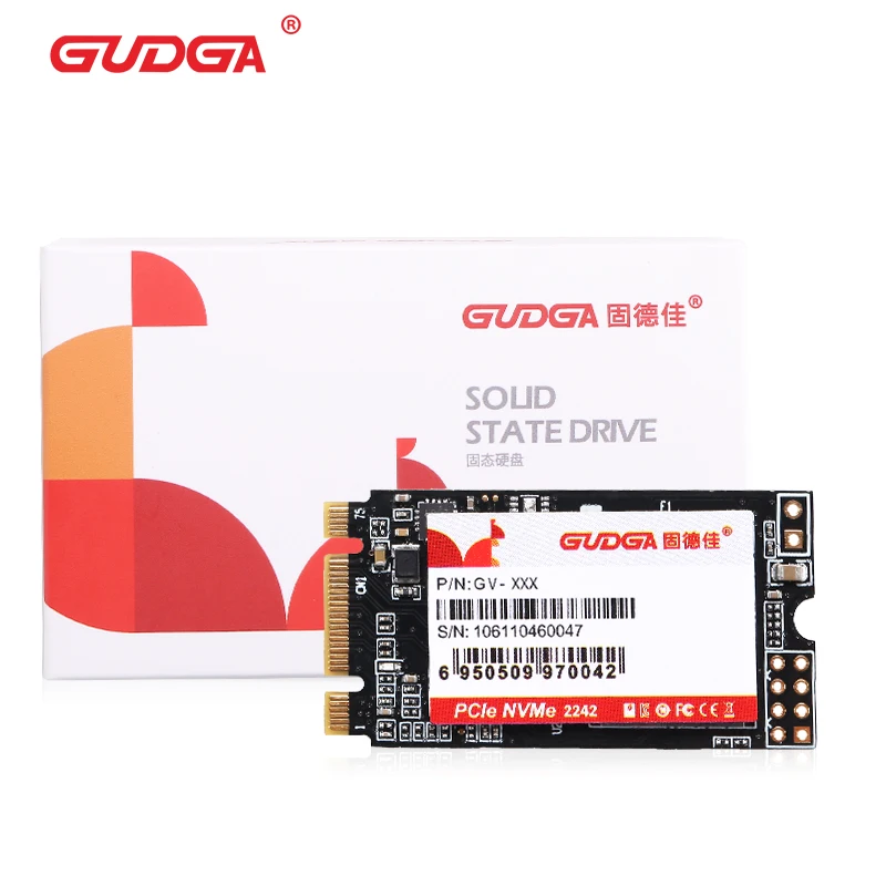 Gudga Nvme Ssd m2 Pcie 500gb 128gb 256gb 512gb 1tb 2tb Pci Express M.2 2242 para Computador Portátil Desktop Notebook Acessórios - Imagem 6