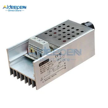 

AC 110V-220V 10000W 25A High Power Speed Controller SCR Voltage Regulator Dimmer Switch Speed Temperature Control Thermostat