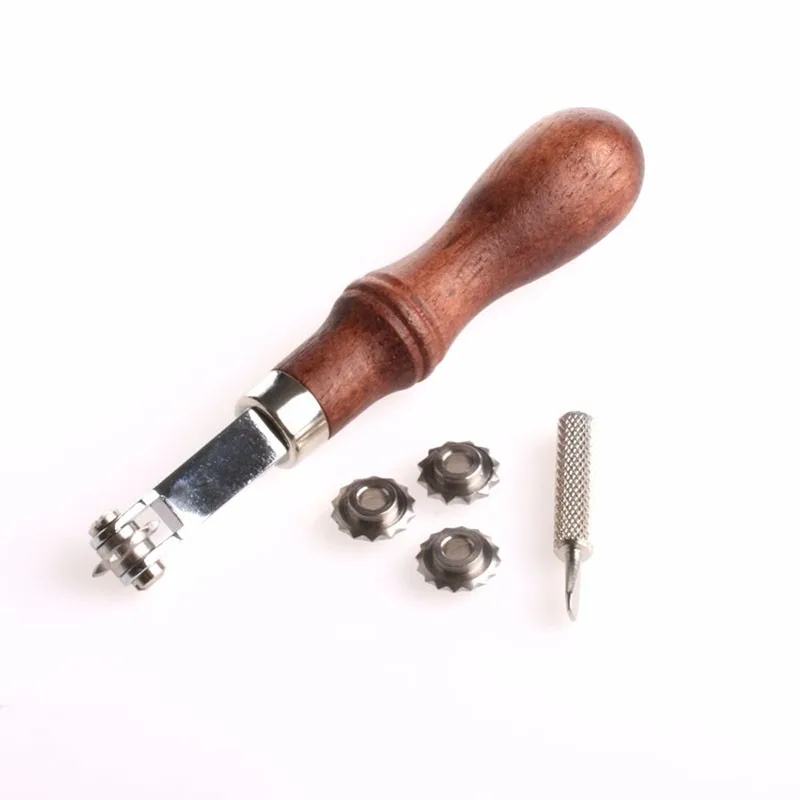 

1 SET Leathercraft Leather Craftool Spacer Set DIY Handmade Leather Art Tools American Spacing Wheel