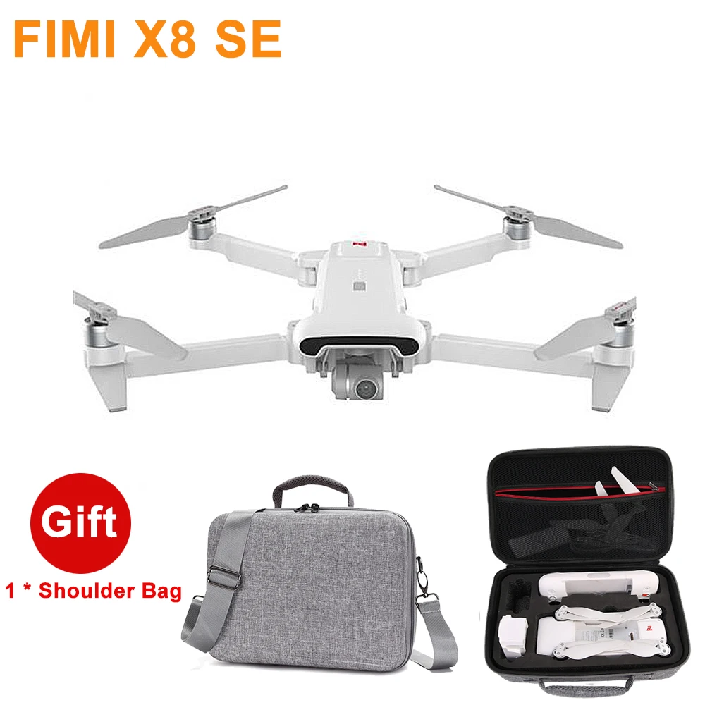 

For FIMI X8 SE 5KM FPV With 3-axis Gimbal 4K Camera GPS 33mins Flight Time RC Drone Quadcopter RTF