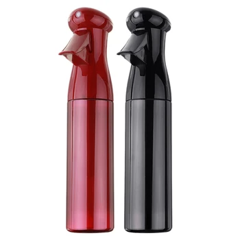 

2 Pcs 250Ml Hair Beauty Mist Spray Water Bottle Hairdressing Salon Barber Flowers Plant Water Sprayer Tool, Red & Black