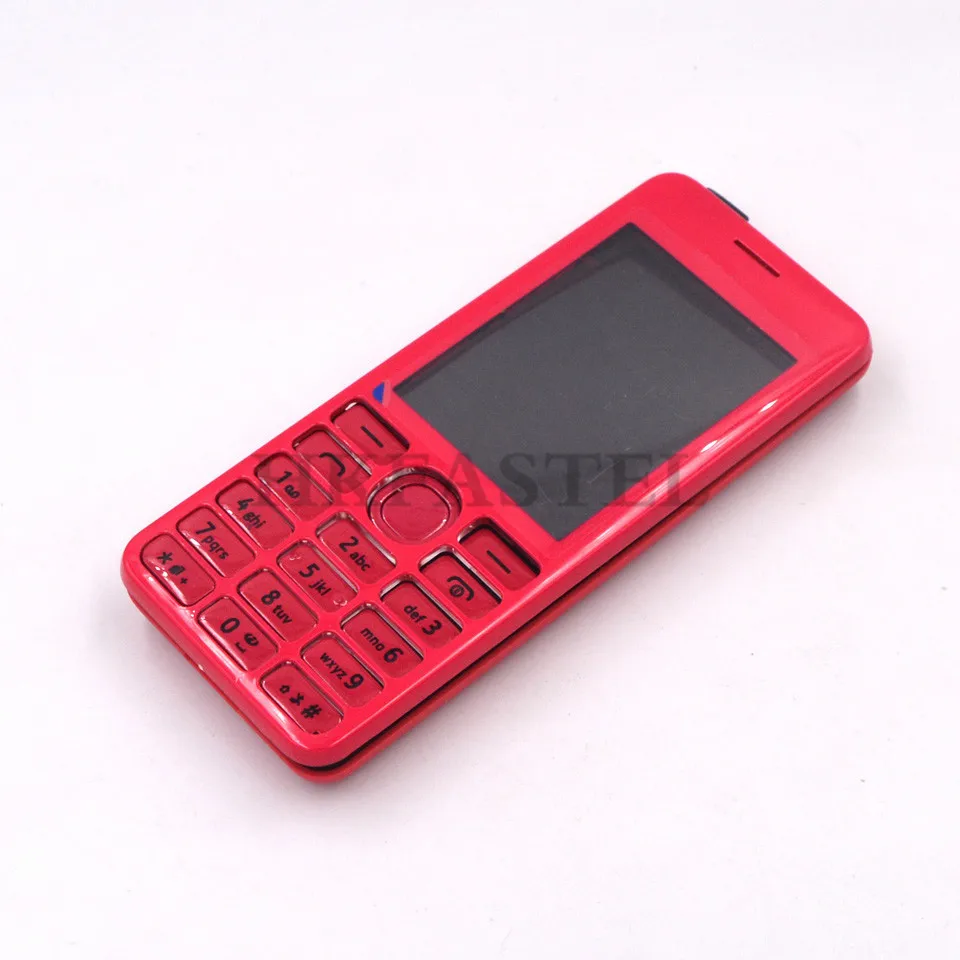 Полный корпус телефона чехол+ английский/русский/Heberw клавиатура для Nokia 206 Dual Sim RM-872+ Инструмент
