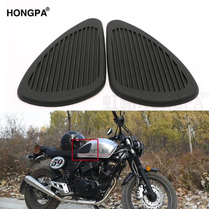 

Motorcycle Tank Knee Pad Vintage Gas Knee Protector 3 M Sticker for Cafe Racer Mash Honda Uzeal Triumph Yamaha for Harley