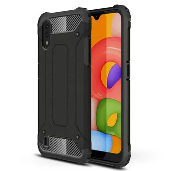 

200pcs/lot For Samsung Galaxy A01 A21 Dual Layer TPU+PC Combo Baby Safe Heavy Duty Hard Cover For Samsung Galaxy M31 A70E