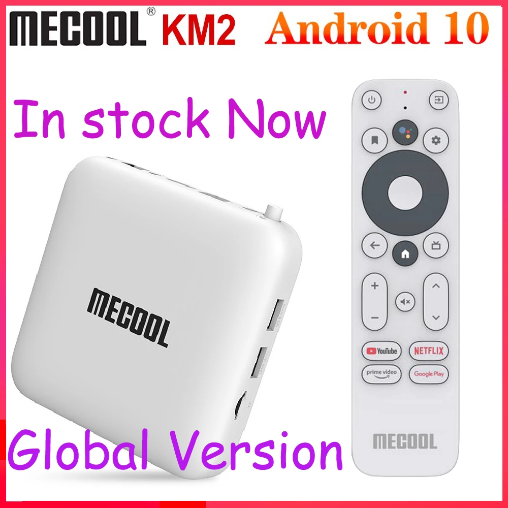 Mecool KM2 2GB 8GB Android 10.0 Google Certified TV Box Amlogic S905X2 KM3 4GB 64GB KM9 Pro 2G 16G 4GB 32GB 4K Wifi Set Top Box