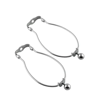 

2pcs Lamp Harp Detachable Chrome Polished Lighting Accessories Home Decor Non Slip For Floor Light Iron Plating Solid U Shape