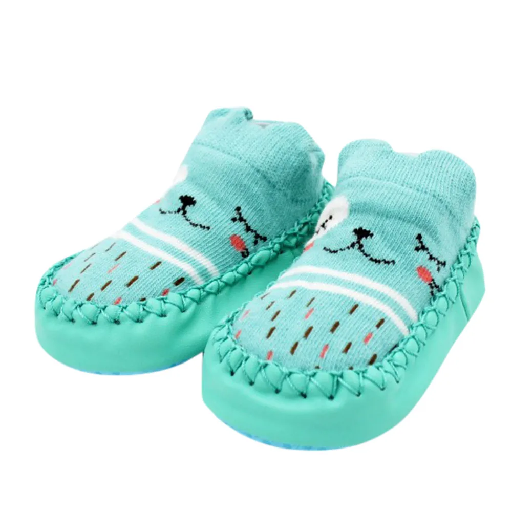 Witner Baby Socks Baby Newborn Baby Cartoon Newborn Baby Girls Boys Anti-Slip Socks Slipper Shoes Boots Socks Calcetines