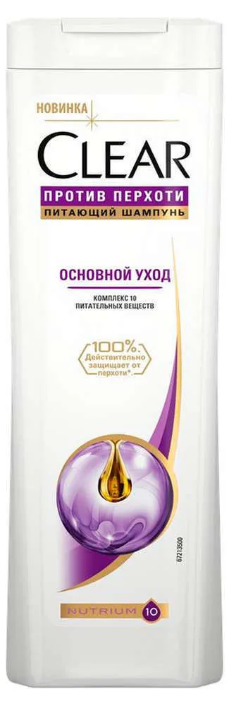 Шампунь против перхоти для женщин «Основной уход» Clear, 400 мл