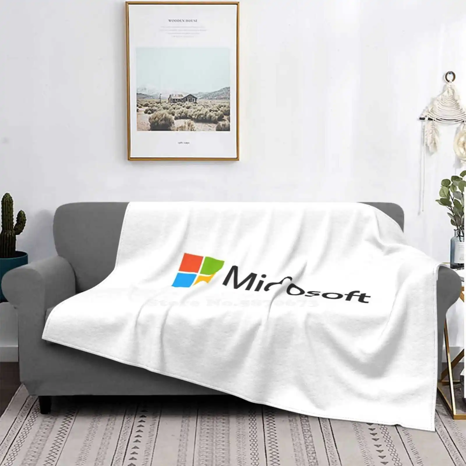 Best To Buy Microsoft Creative Design Light Thin Soft Flannel Blanket