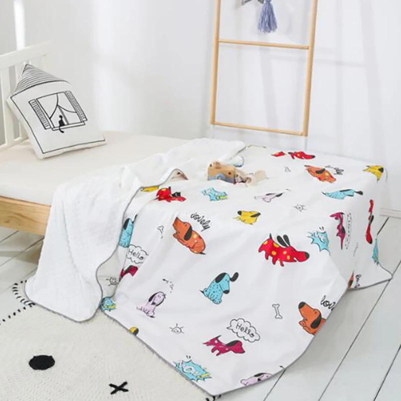 Baby Swaddle Flannel Stroller Blanket Swaddling Toddler Sleeping Blankets Summer Multifunction Bath Towel YHM022
