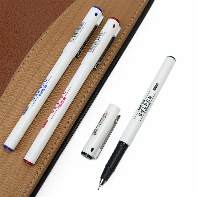 M & G – stylo Gel blanc, stylo Gel tendance GP1390 pour bureau d'affaires  ou école, livraison gratuite - AliExpress