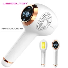 Эпилятор Lescolton IPL, постоянное лазерное удаление волос с ЖК-дисплеем, 350000 импульсов, лазерный триммер для бикини, фотоэпилятор