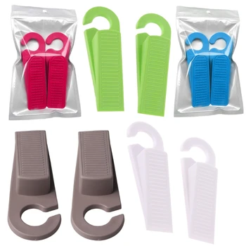 

2Pcs Soft TPR Door Stopper Anti-slip Jammer Kids Finger Safety Guard Anti Slamming Doors Baby Hands Anti-pinch Protector