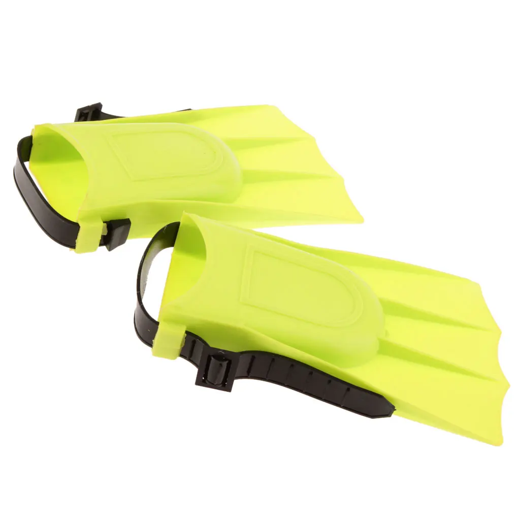 2 Pairs Mens Womens Water Sports Swimming Pool Diving Training Fins Flippers Swim Training Fins Swim Equipment