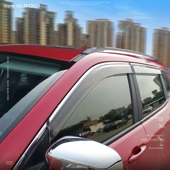 

Car Window Visor Door Rain Sun Shield Side Windows Cover Trim Auto Accessories For Jeep Compass 2017 2018 2019 2020