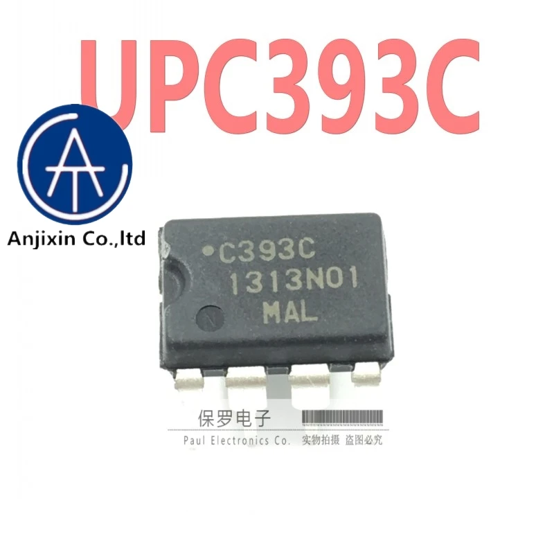 

10 шт., 100% оригинальный новый рабочий усилитель UPC393C C393C DIP-8