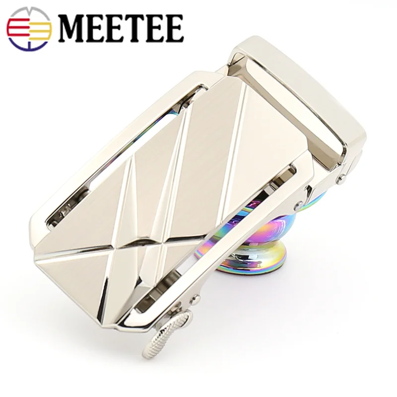 Meetee 1 шт./3 шт. 36 мм роскошный мужской ремень с металлической автоматической