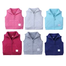 Детский жилет; осенний Детский кардиган из чистого хлопка на молнии; детский хлопковый жилет для мальчиков и девочек