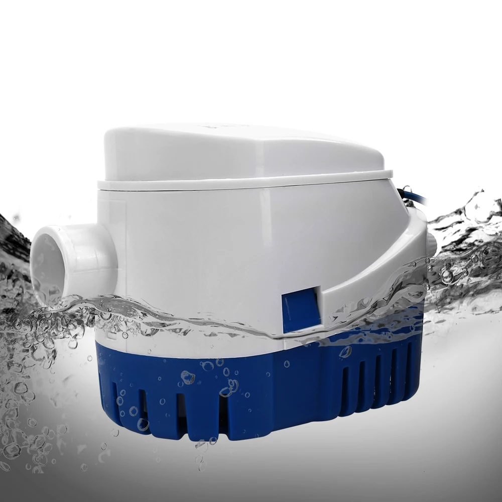 

1100GPH Automatic Boat Bilge Pump Auto Submersible Electric Water Pumps Small Volume Boat Water Exhaust Pump