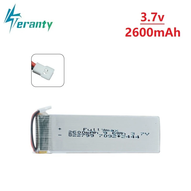 1S 3 7 V 2600mAh 822799 батарея для защиты платы RC Самолет Модель Дрон 20C пульт