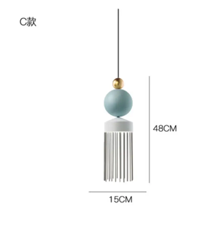 Скандинавский итальянский дизайн с кисточками роскошные подвесные светильники для гостиной магазин одежды вилла подвесной светильник светодиодный подвесной светильник