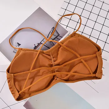 

Fashion Women Solid Colors Wireless Bra Tops Seamless Breathable Chest Pad Wearing Sports Underwear Lingerie Bralette