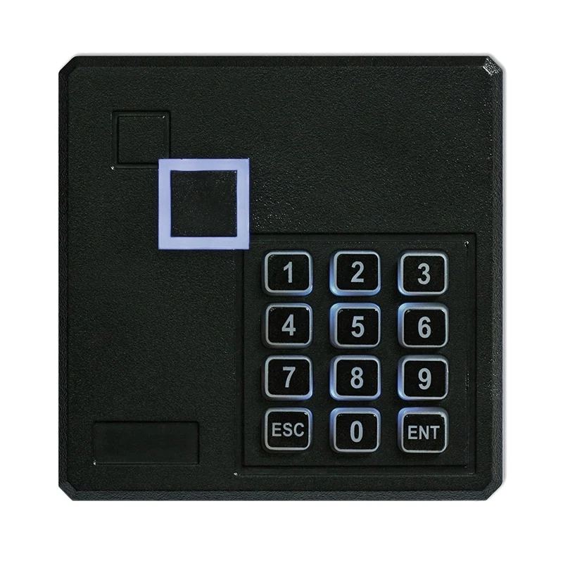 

Weatherproof 125Khz Wiegand 26 26Bit Access Control Keypad Rfid Reader Color Black