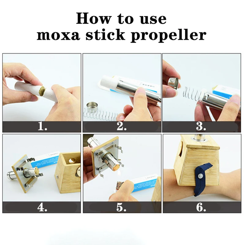 Moxibustion Rolls Pure Moxa Stick Traditional Chinese Herbal Medicine Acupuncture Massage Therapy Warm Body Relieve Pain 10Pcs