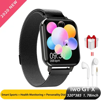 

GTX Smartwatch for Android and iOS Phone 1.78" Fitness Tracker Watch Heart Rate Monitor Sleep Tracker Smart Watch for Men Women