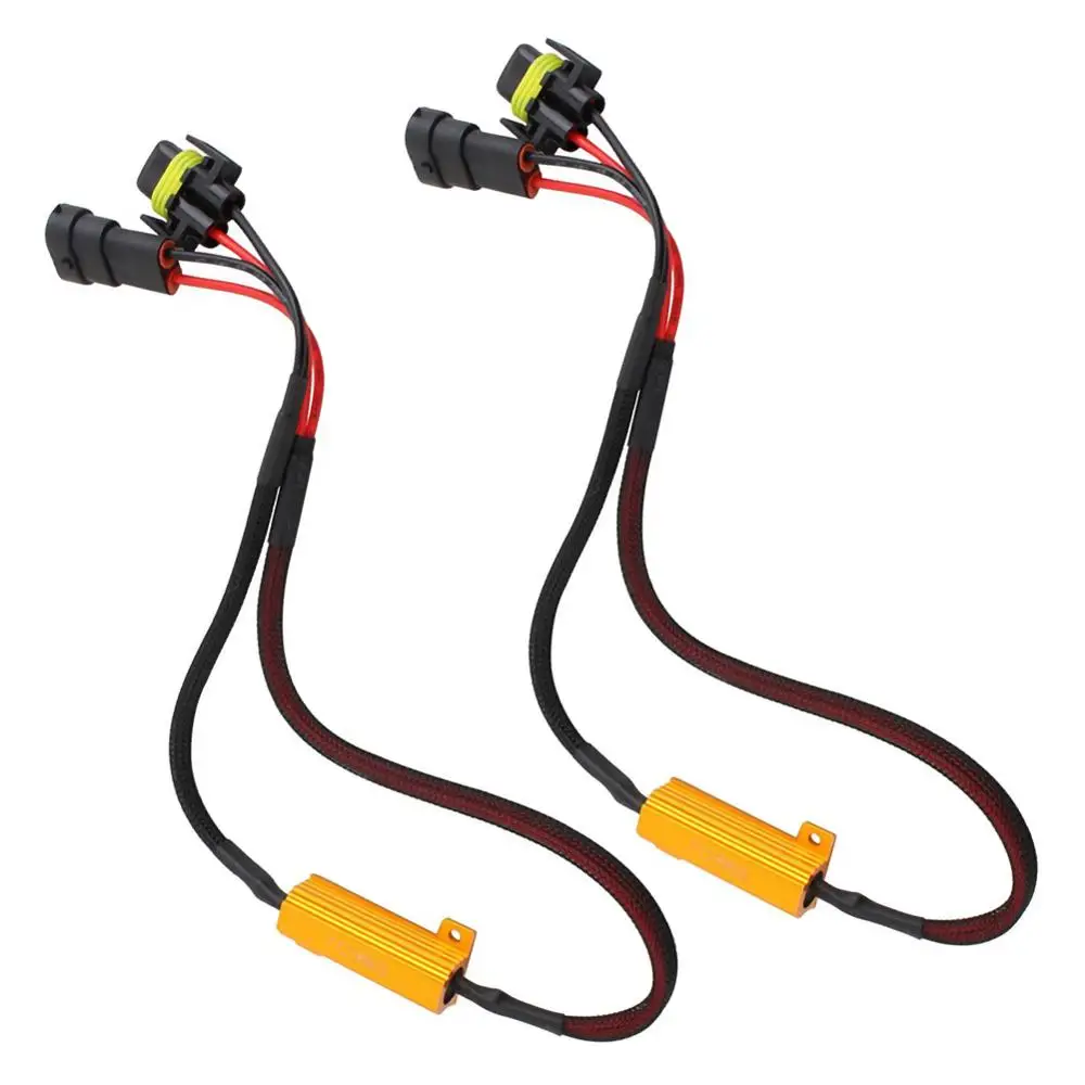 Led Canbus декодер 9005 HB3 9006 HB4 50 Вт нагрузочный резистор ошибка Canceller провода Жгут