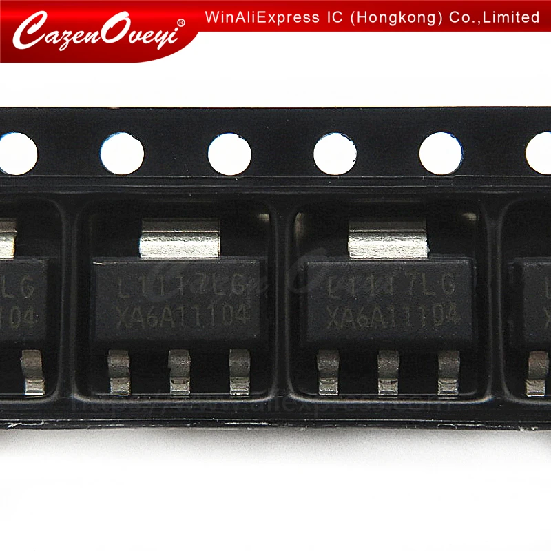 1pcs/lot L1117LG IC Low Dropout Voltage Regulator ADJ 0.3A SOT-223 Marking In Stock | Электронные компоненты и
