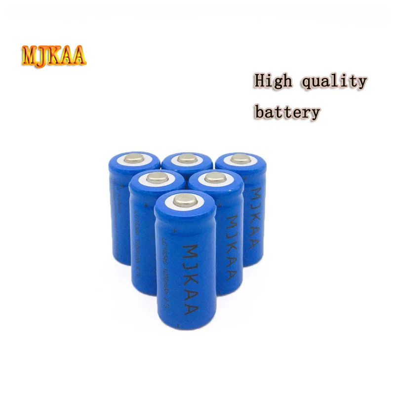 

16 PCS Factory Price 3.7V 1000MAH Cr123a 16340 Battery Lithium Ion Rechargeable Battery for Laser Pointer LED Flashlight Battery
