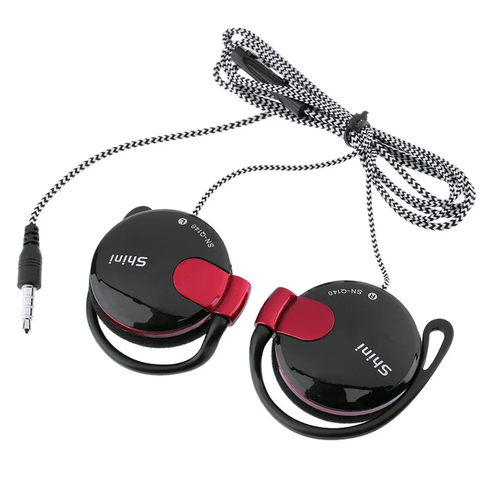 

SHINI Q940 Stereo Headphones bass music Earphone Ear Hook Headset 3.5mm For Mobile Phone Headset Factory Price Wholesale