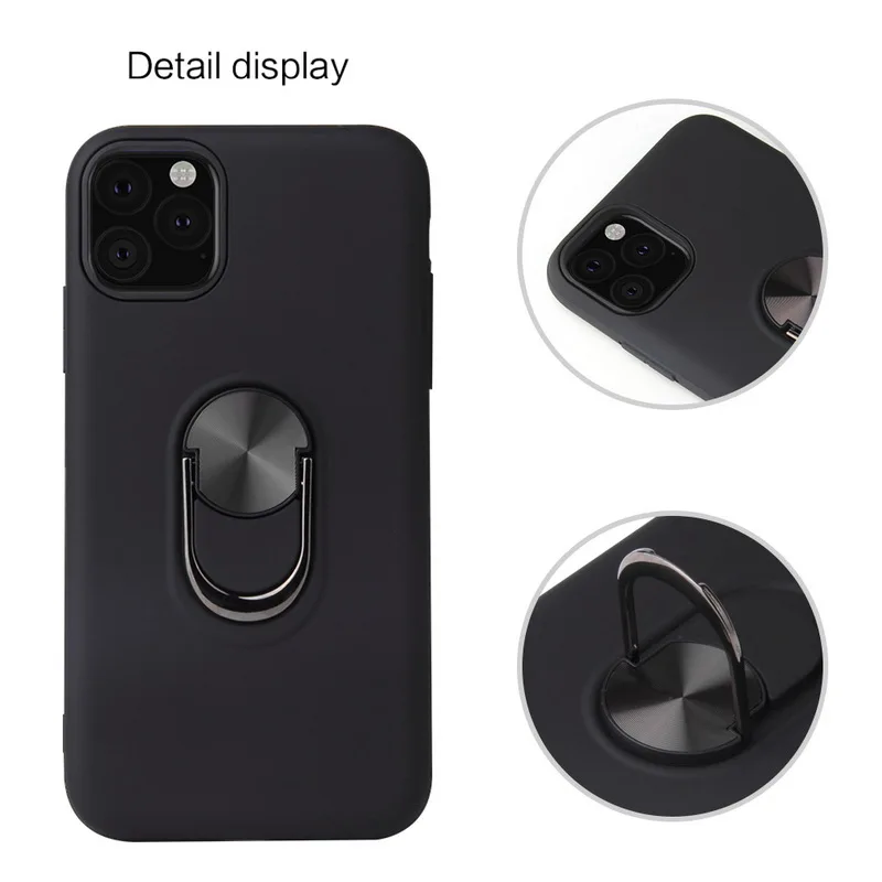 Чехол для телефона для iPhone 11 Pro XR X 10 TPU Скрытая подставка с автомобильным магнитом чехол для iPhone 6 7 8 Plus XS MAX Capa Fundas