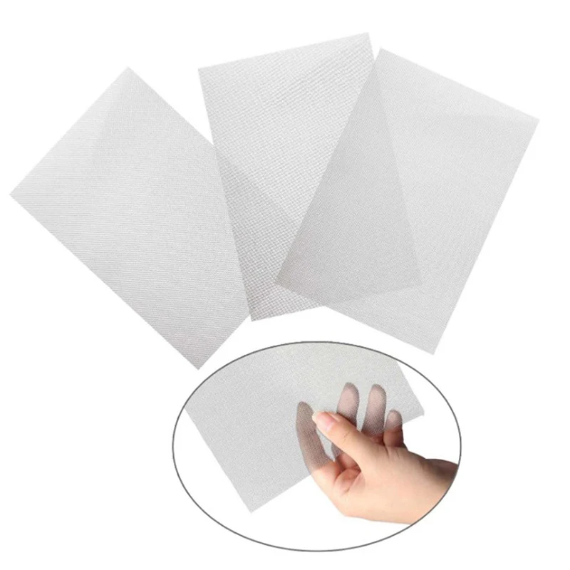 

3Pc Car Bumper Stainless Steel Repair Net Plastic Crack Repair Hole Mesh Net