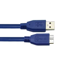 נתונים דיסק קשיח USB 3.0 ל Micro B כבל מאריך עבור סמסונג S5 Note3 כונן קשיח חיצוני דיסק USB HDD נתונים העכבר בכבלים קו נתונים 1.5 3M 5M (3)