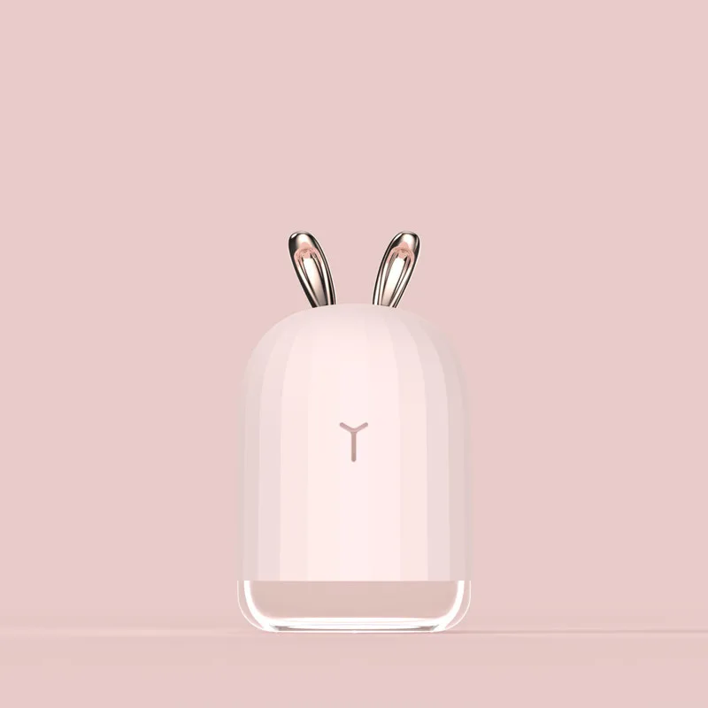 

New Style Cartoon Humidifier Meng Deer Cute Rabbit USB Humidifier Elk Rabbit Desktop Seven Color Night Light Mini